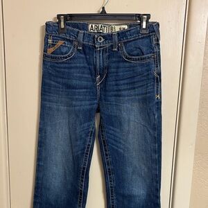 Ariat Boys Teens Blue Jeans B5 Slim size 16